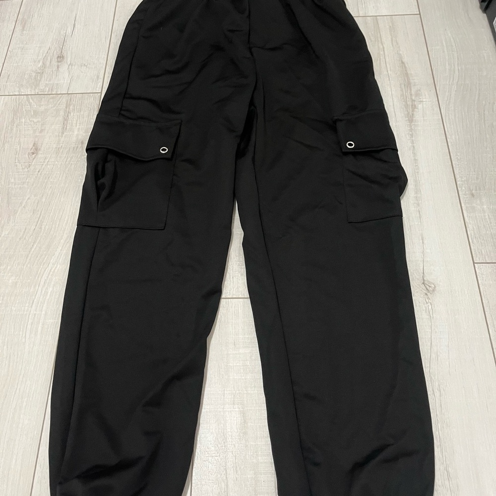 Black Cargo Pants